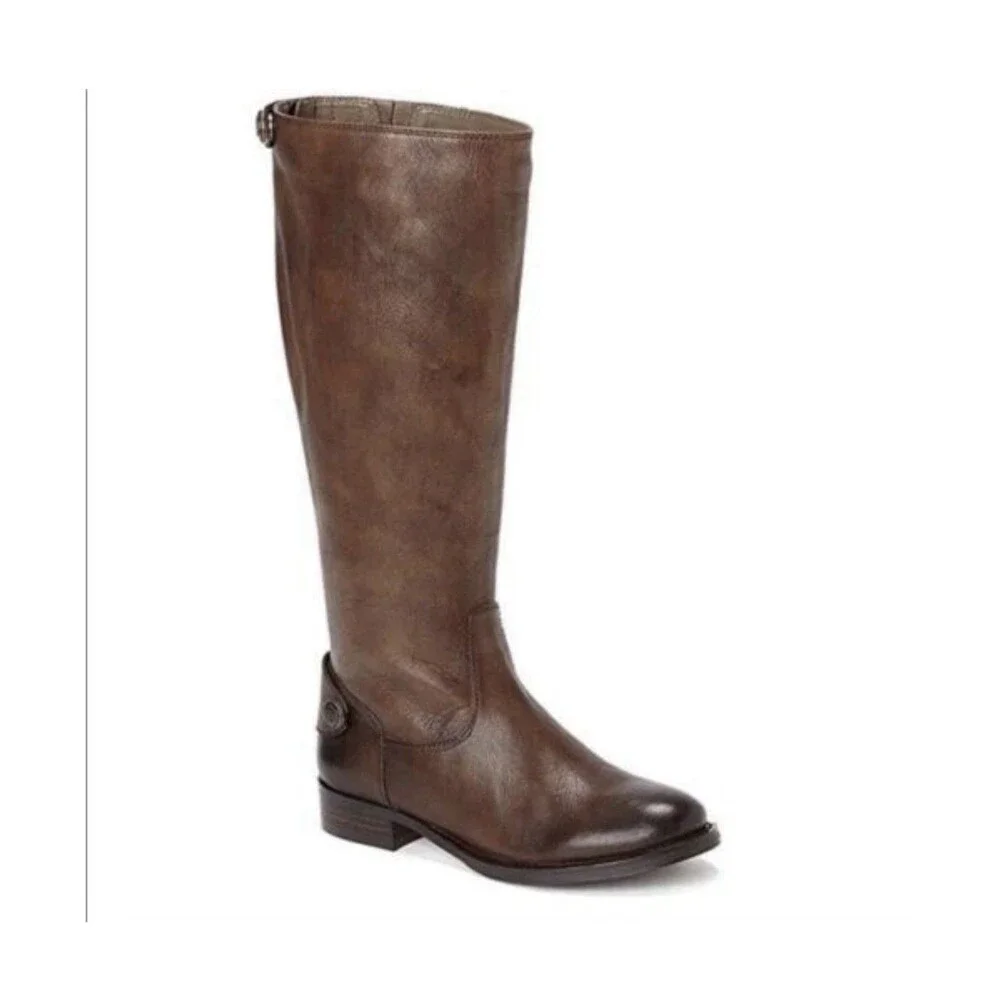 ARTURO CHIANG Brown Ombre Fierce Riding Boots 8.5 Tall